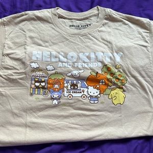 Graphic hello kitty and friends shirt for fall theme